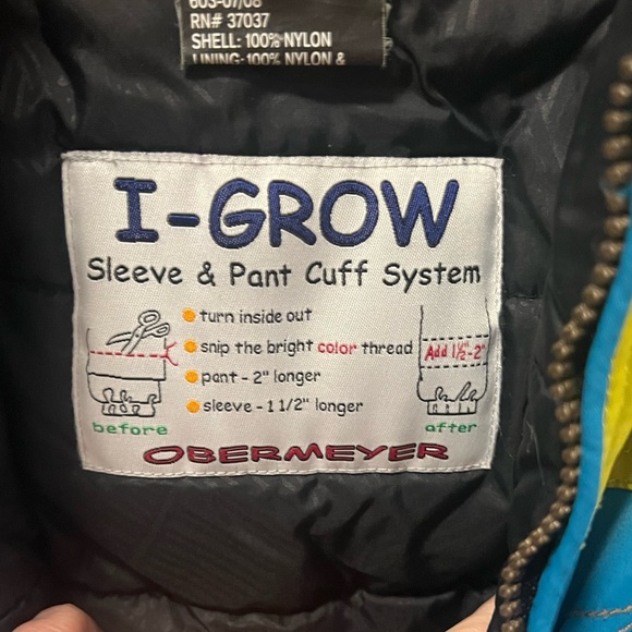 🔥HOST PICK 🔥 Obermeyer SpongeBob children’s ski coat 2T I-Grow sleeves, clips - Picture 7 of 12